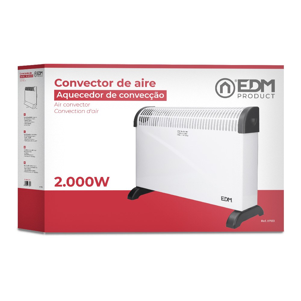 CONVECTOR DE AIRE MODELO BÁSICO 2000 W - Imagen 5