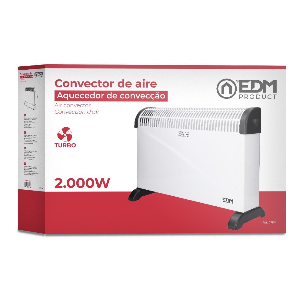 CONVECTOR DE AIRE MODELO TURBO 2000 W - Imagen 5