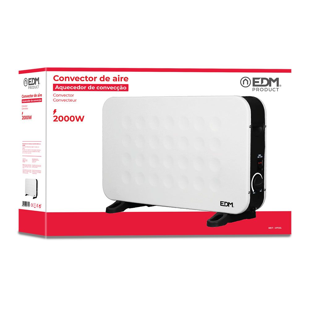 CONVECTOR DE AIRE MODELO STANDARD 2000 W - Imagen 2