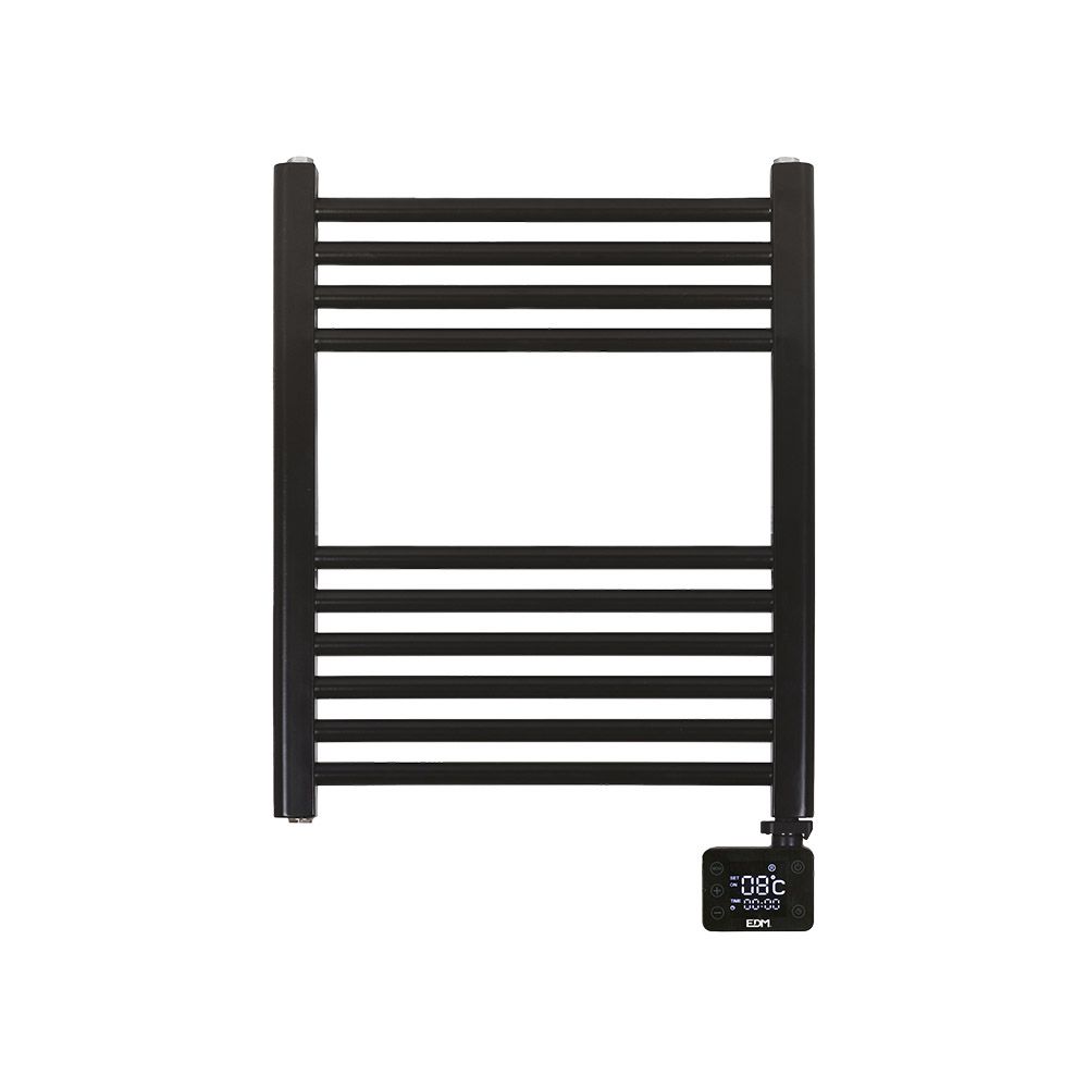 RADIADOR / TOALLERO ELÉCTRICO 400 W CON TEMPORIZADOR NEGRO