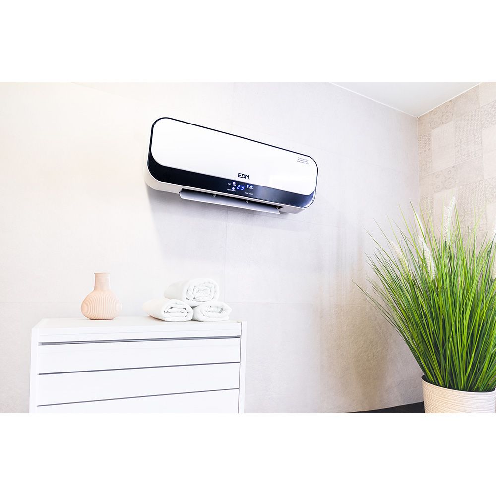 CALEFACTOR SPLIT CERÁMICO 1000 - 2000 W, CON MANDO DISTANCIA 55,7 x 14,4 x 18,5 cm - Imagen 5