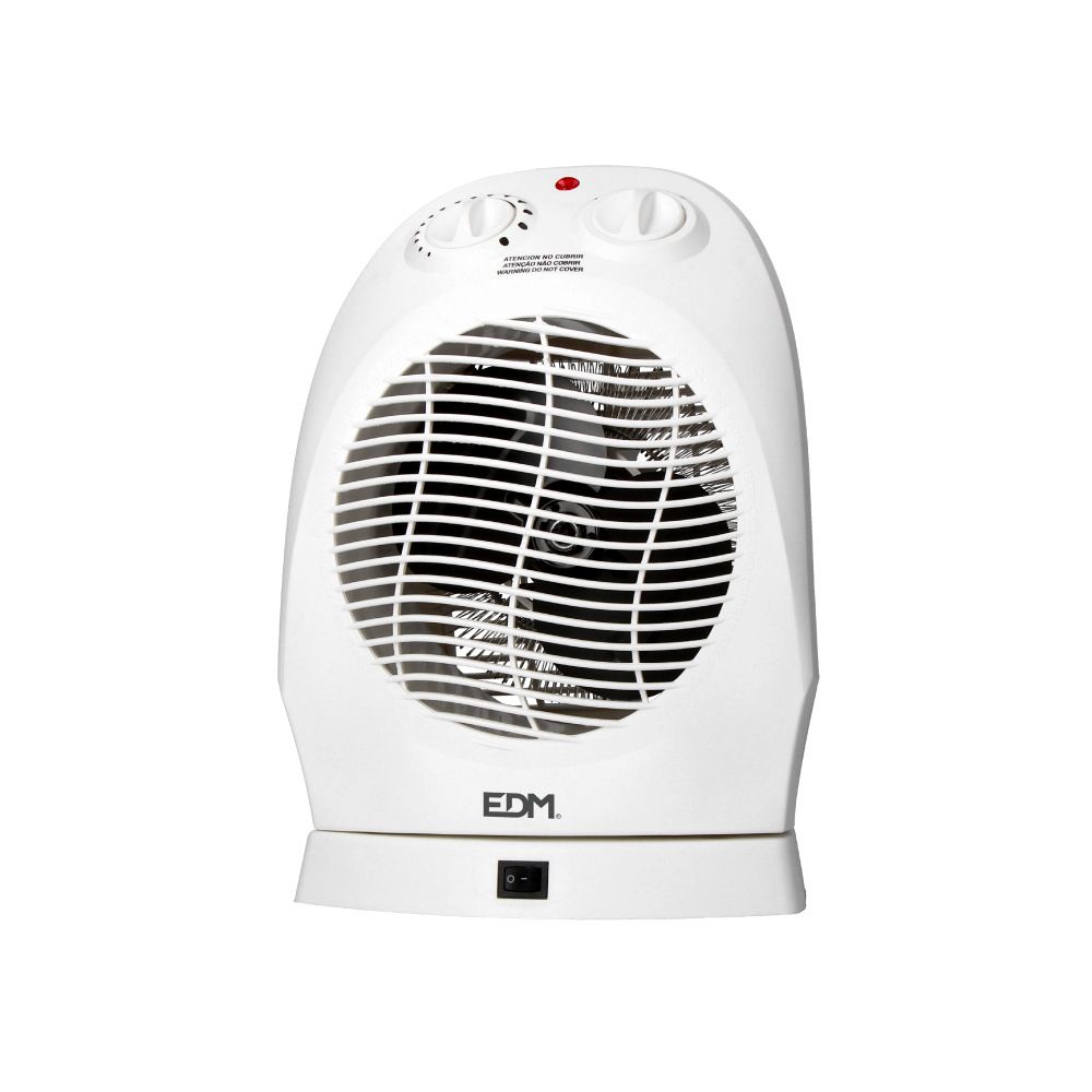 CALEFACTOR COMPACTO OSCILANTE 1000 - 2000 W BLANCO