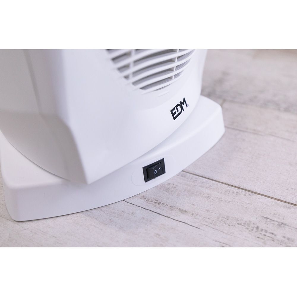 CALEFACTOR COMPACTO OSCILANTE 1000 - 2000 W BLANCO - Imagen 4