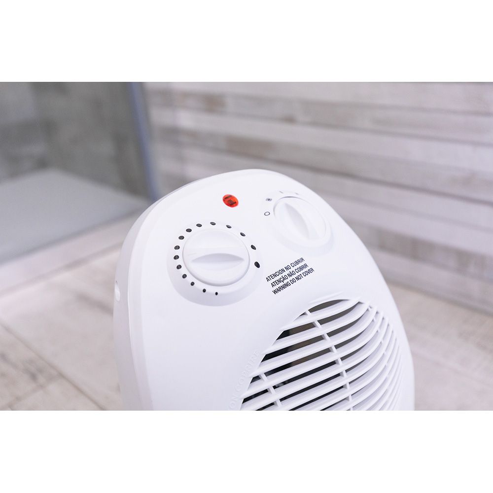 CALEFACTOR COMPACTO OSCILANTE 1000 - 2000 W BLANCO - Imagen 5