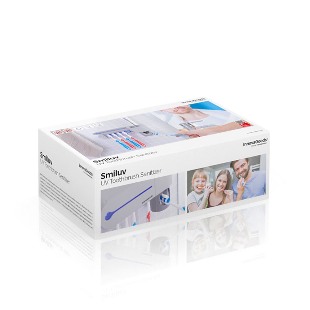 ESTERILIZADOR UV DE CEPILLOS DENTALES CON SOPORTE Y DISPENSADOR DE DENTÍFRICO - Imagen 8