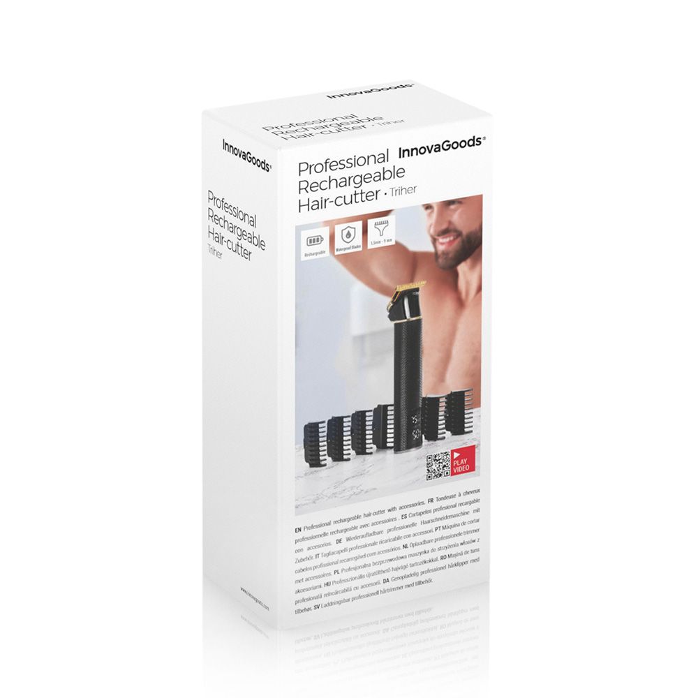 CORTA CABELLOS PROFESIONAL RECARGABLE CON ACCESORIOS V0103734 INNOVAGOODS - Imagen 6