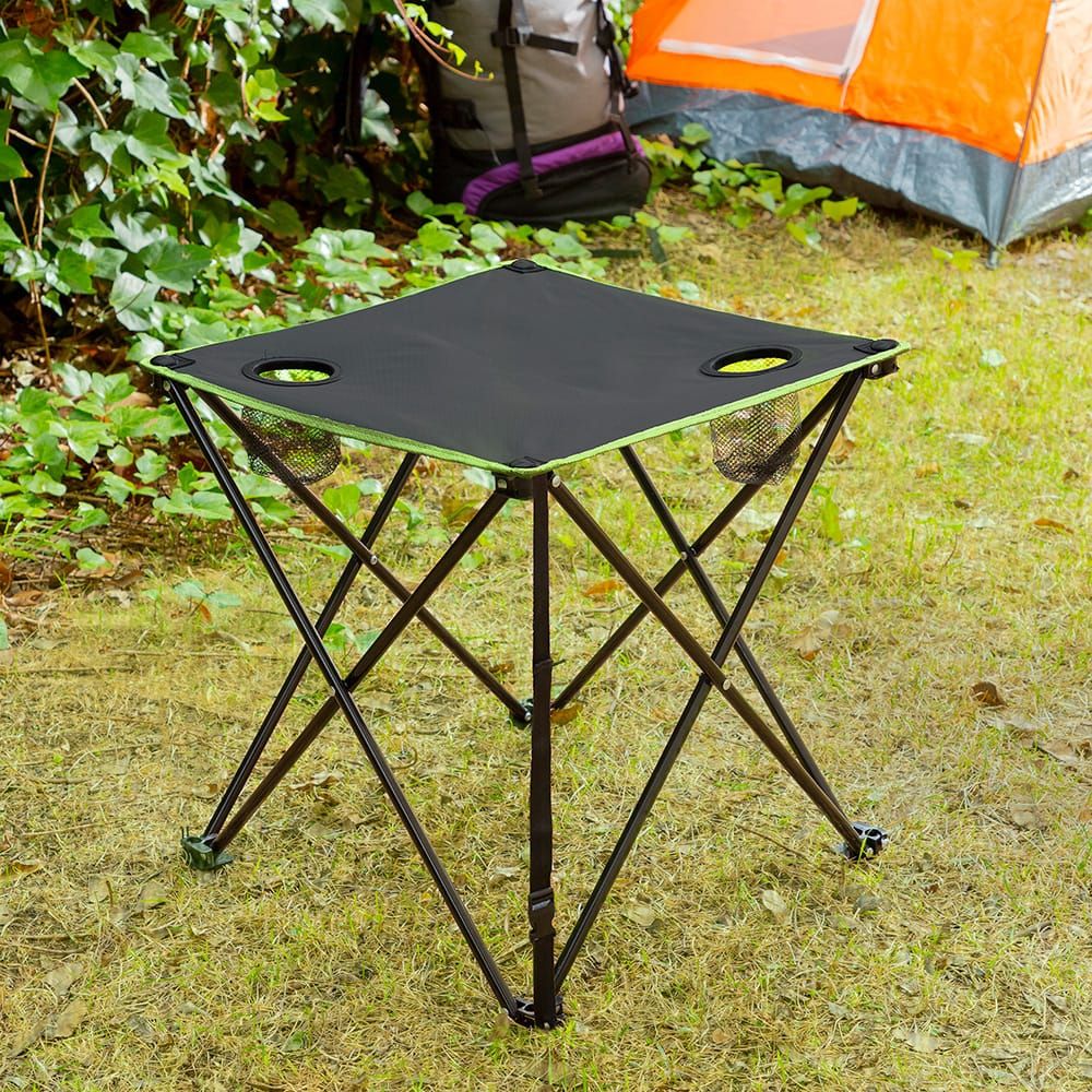 MESA DE CAMPING PLEGABLE TEXTIL CON FUNDA CAFOLBY - Imagen 7