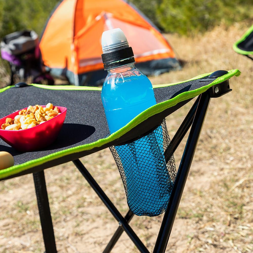 MESA DE CAMPING PLEGABLE TEXTIL CON FUNDA CAFOLBY - Imagen 8