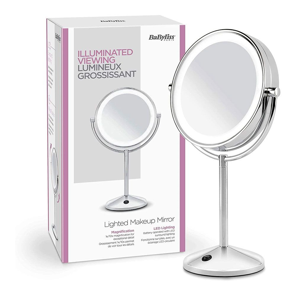 ESPEJO PIE CROMADO LED X10AU - Imagen 3