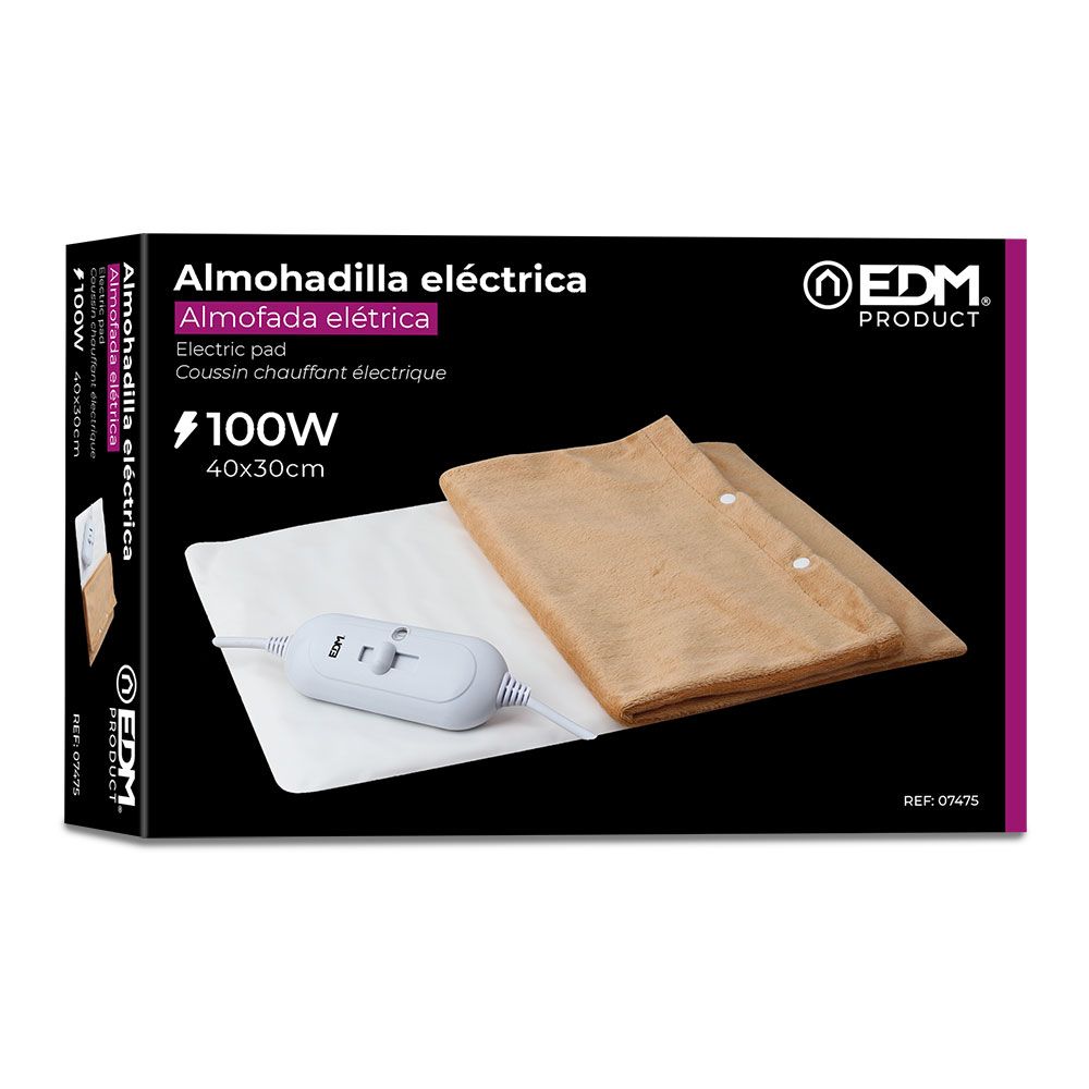 ALMOHADILLA ELÉCTRICA 100 W 40 x 30 cm - Imagen 2