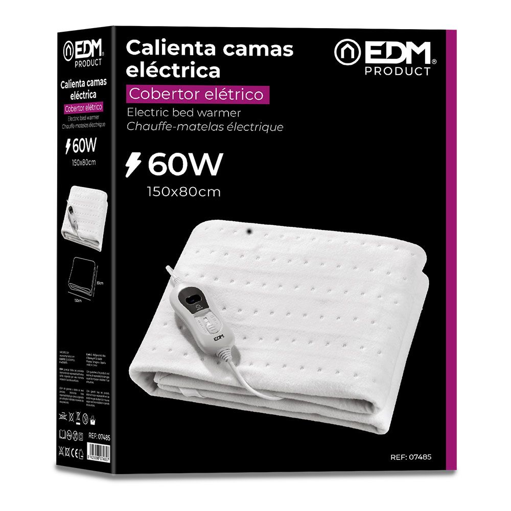 CALIENTA CAMAS ELÉCTRICO 60 W 150 x 80 cm - Imagen 2