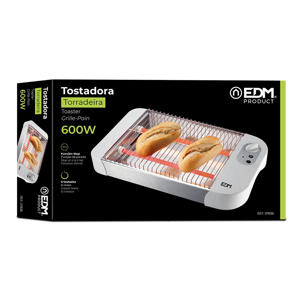MULTITOSTADOR CON TEMPORIZADOR 600 W - Imagen 2