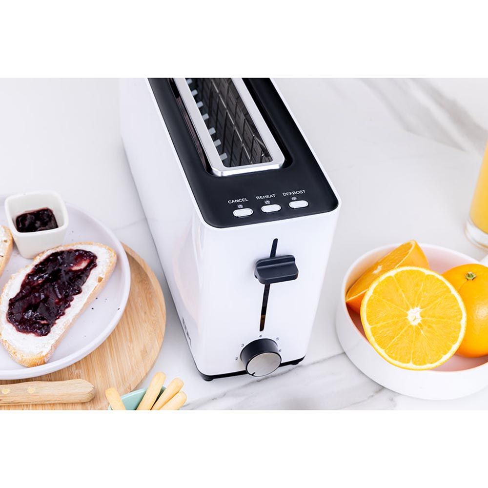 TOSTADORA RANURA LARGA WHITE DESIGN 900 W - Imagen 5