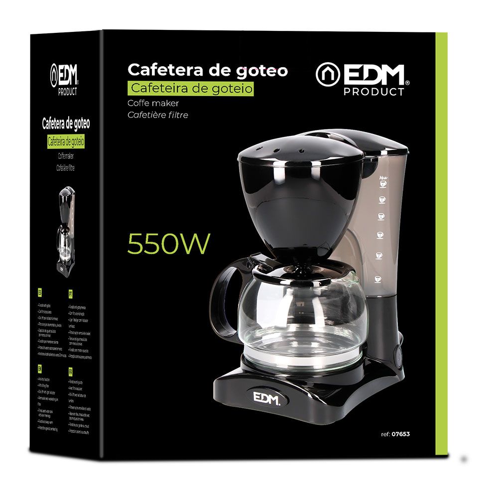 CAFETERA DE GOTEO 6 TAZAS, 550 W - Imagen 2