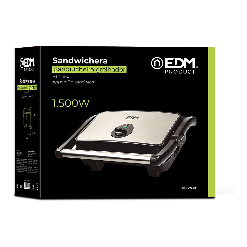 SANDWICHERA DOBLE GRILL 1500 W - Imagen 3