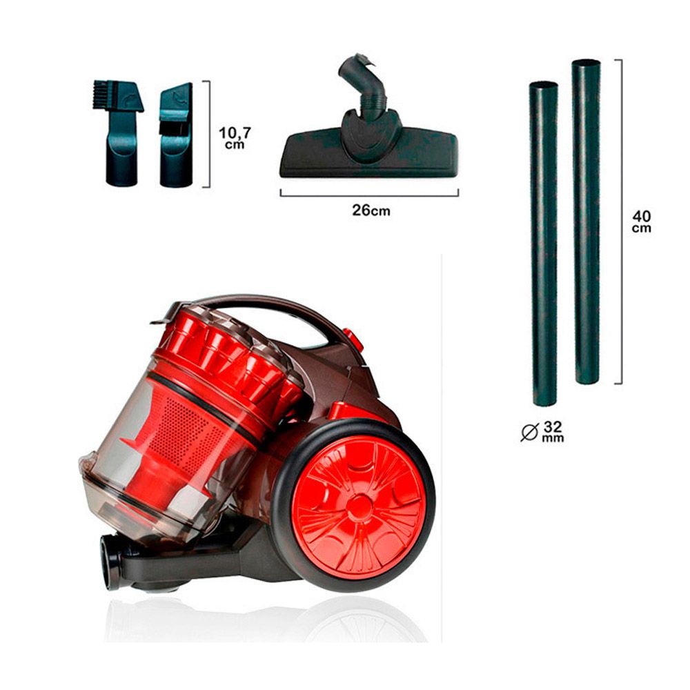 ASPIRADOR SIN BOLSA MULTICICLONICO PEQUEÑO 2,2 l 700 W - Imagen 4