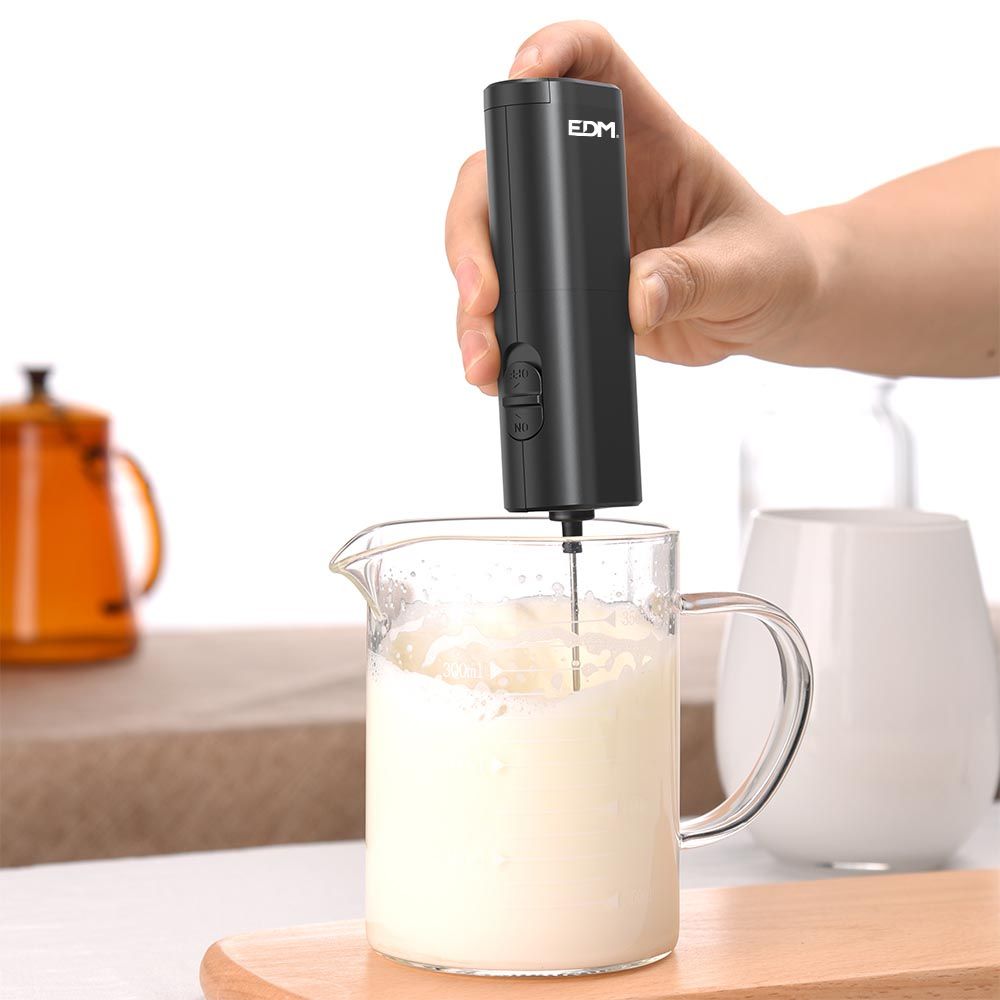 ESPUMADOR DE LECHE ELÉCTRICO CON PILAS 2 x AA (NO INCLUIDAS) - Imagen 5