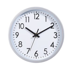 RELOJ DE PARED REDONDO COLORES SURTIDOS CON FONDO BLANCO Ø20 x 3,8 cm
