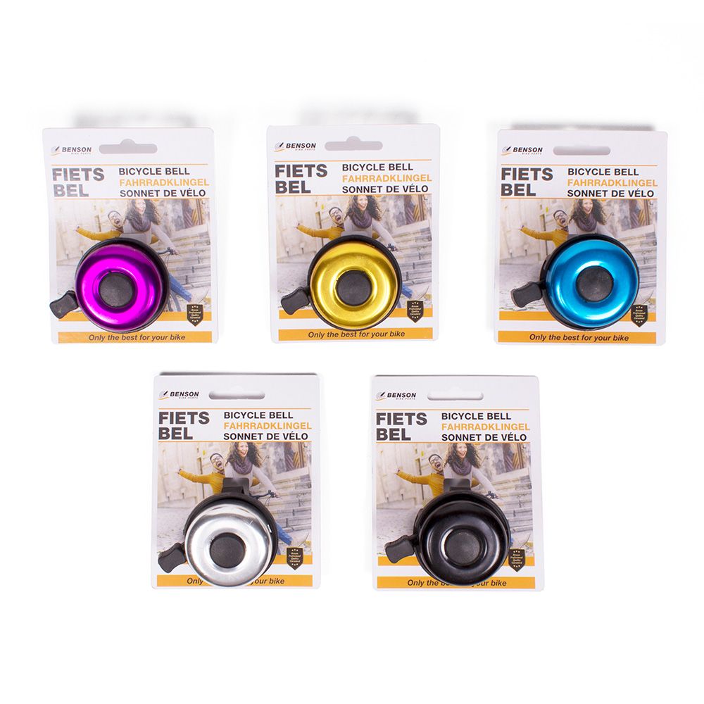 TIMBRE DE ALUMINIO PARA BICICLETA 52mm COLORES SURTIDOS - Imagen 3