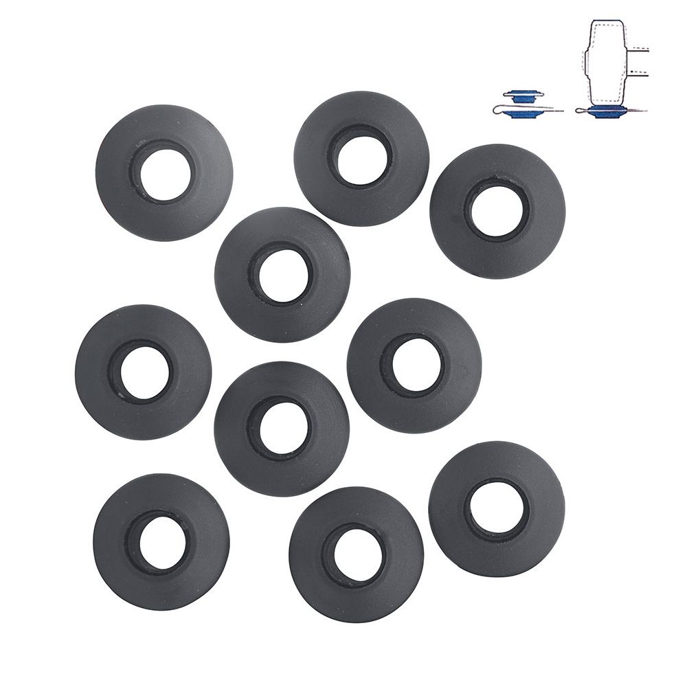CONJUNTO DE 10 ANILLAS DE PLÁSTICO PARA TOLDOS Y LONAS Ø2,8 x 0,7 cm