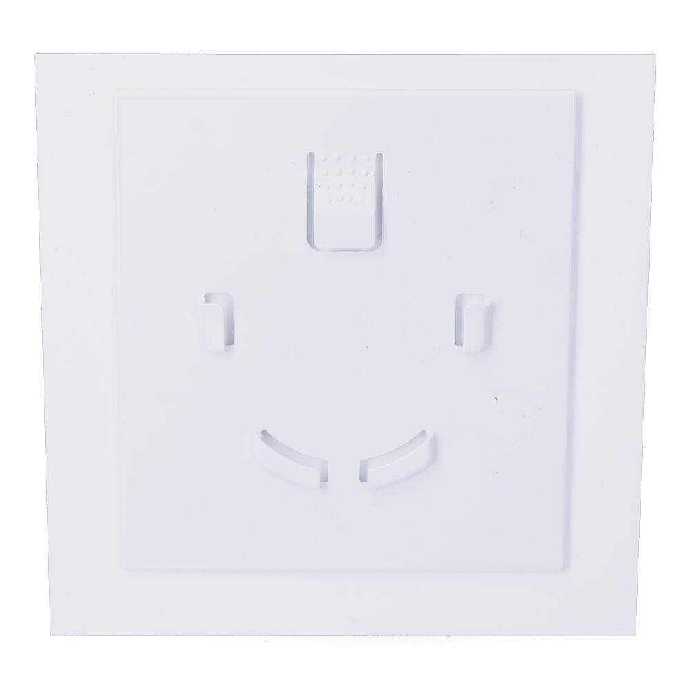 TAPA 175 x 175 mm COLOR BLANCO BRILLANTE PARA EXTRACTOR 08413 Ø10cm EDM - Imagen 2