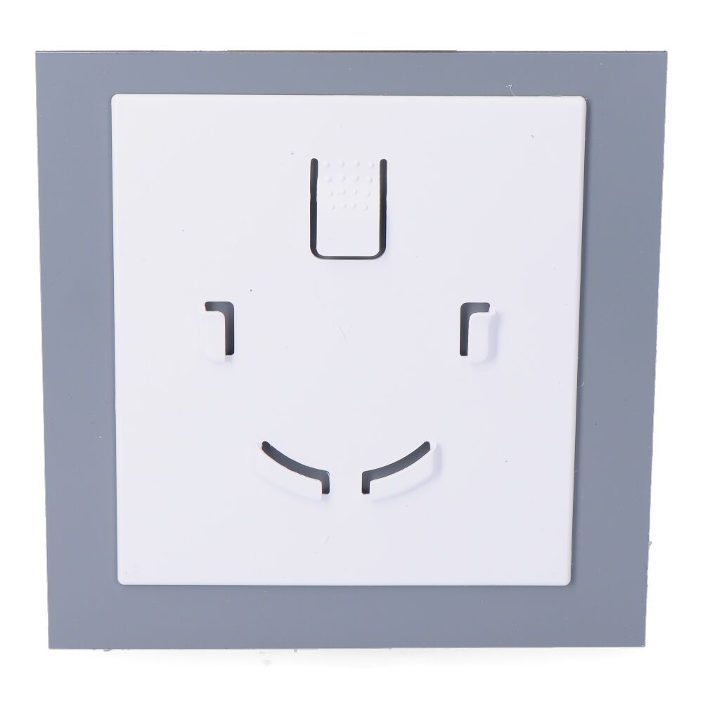 TAPA 175 x 175mm COLOR GRIS ALUMINIO CEPILLADO PARA EXTRACTOR 08413 Ø10cm EDM - Imagen 2