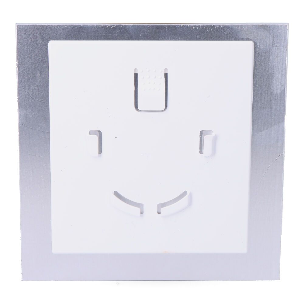 TAPA 175x175 mm CRISTAL BLANCO MATE PARA EXTRACTOR 08413 Ø10cm EDM - Imagen 2