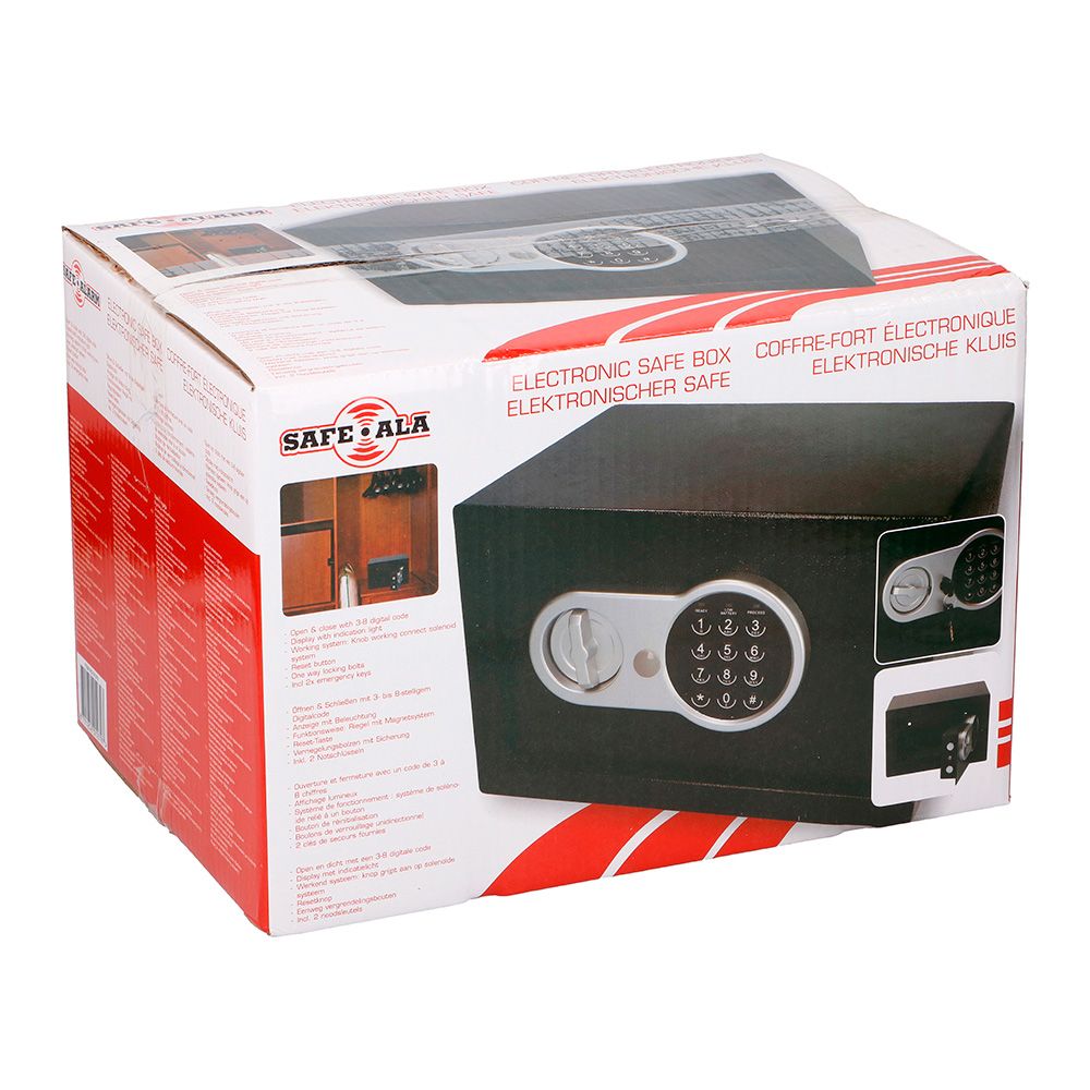 CAJA FUERTE ELECTRONICA REFORZADA 31 x 20 x 20 cm - Imagen 3