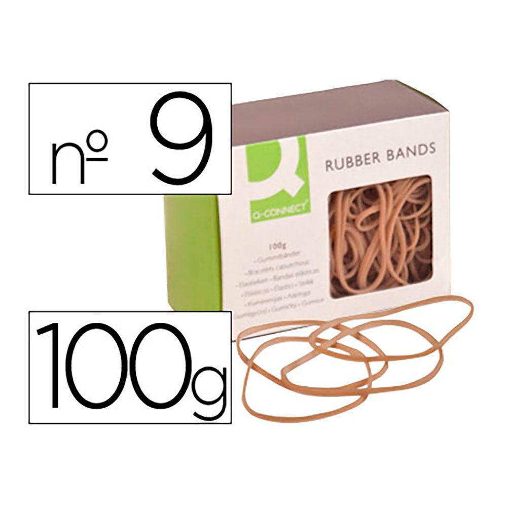 GOMILLAS ELÁSTICAS 100g N°9 90 x 2 mm