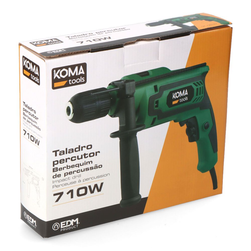 TALADRO PERCUTOR 710W CON CABLE DE 2 m - Imagen 3