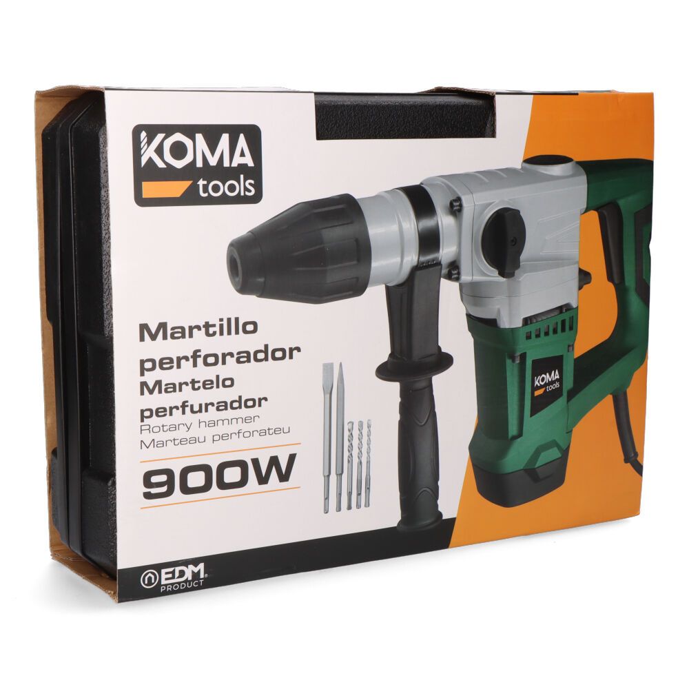 MARTILLO PERCUTOR 900 W CON CABLE DE 2 m - Imagen 3