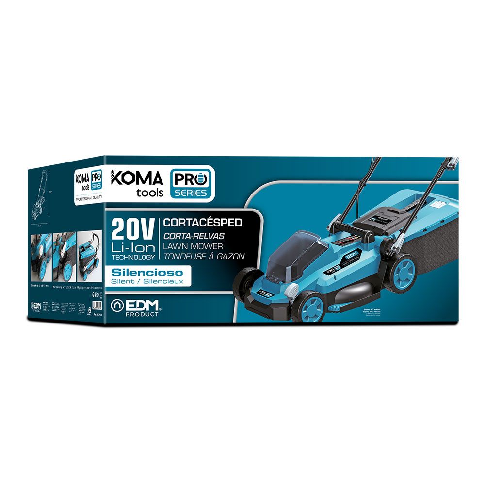 CORTACÉSPED 20V SIN BATERÍA NI CARGADOR 97 x 93 cm - Imagen 4