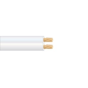 CABLE PARALELO BLANCO AUDIO 2 x 0,50 mm EURO/m