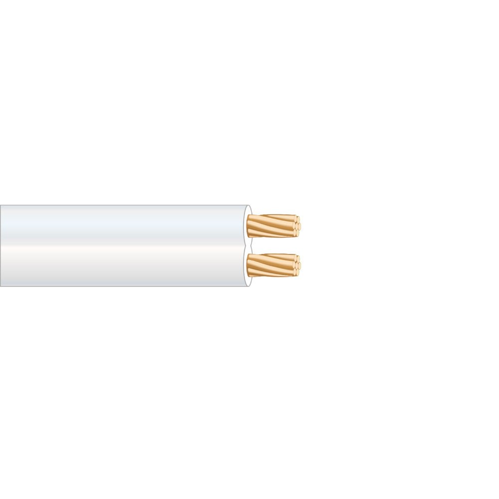 CABLE PARALELO BLANCO AUDIO 2 x 0,50 mm EURO/m