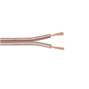 CABLE PARALELO TRANSPARENTE AUDIO 2 x 0,75 mm EURO/m