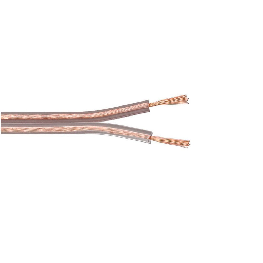 CABLE PARALELO TRANSPARENTE AUDIO 2 x 0,75 mm EURO/m