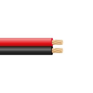 CABLE PARALELO ROJO Y NEGRO AUDIO 2 x 1,50 mm EURO/m