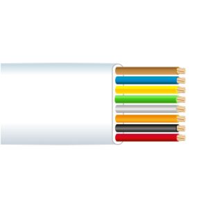 CABLE TELEFÓNICO 8 VIAS BLANCO CAT.3 EURO/m