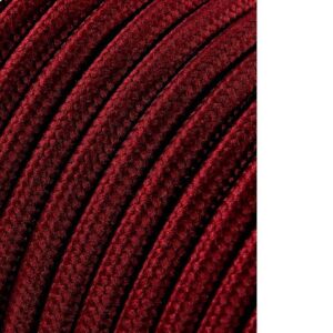 CARRETE CABLE CORDÓN TUBULAR H03VV-F 2 x 0,75 mm² BURDEOS, 5m