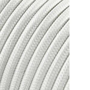 CARRETE CABLE CORDÓN TUBULAR H03VV-F 2 x 0,75 mm² BLANCO, 5 m
