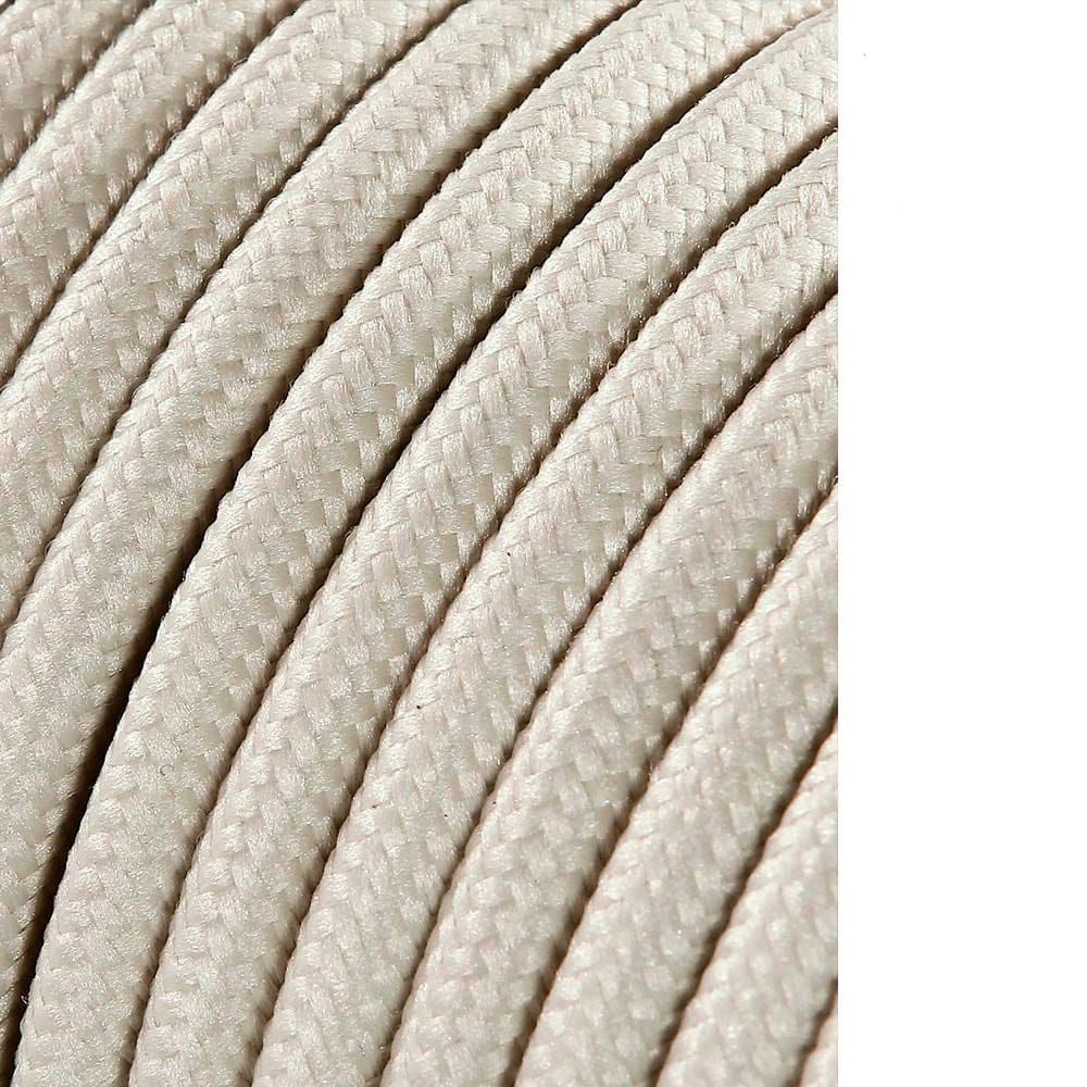 CARRETE CABLE CORDÓN TUBULAR H03VV-F 2 x 0,75 mm² BEIGE, 25 m