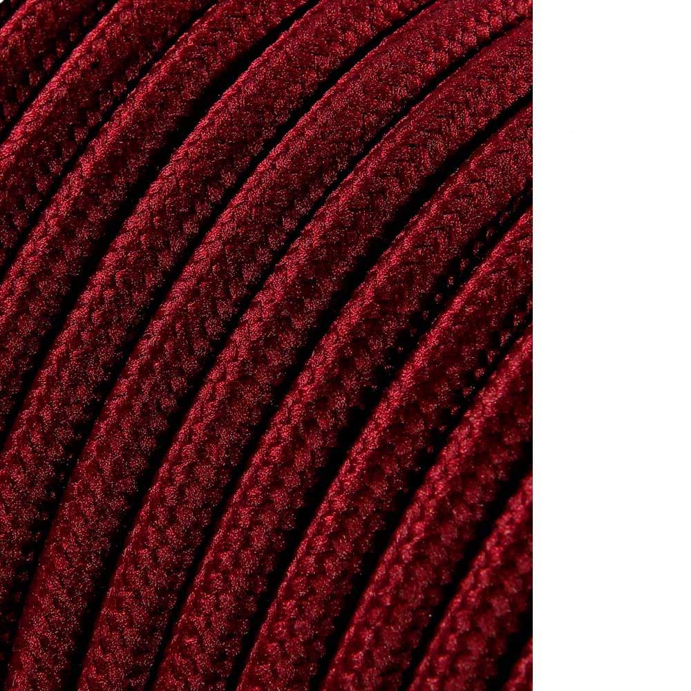 CARRETE CABLE CORDÓN TUBULAR H03VV-F 2 x 0,75 mm² BURDEOS, 25 m