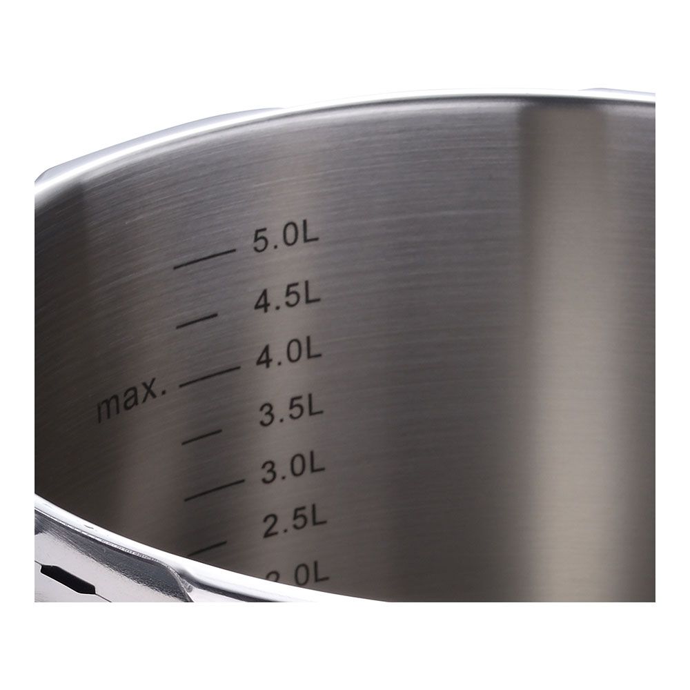 OLLA A PRESIÓN 6 L ACERO INOXIDABLE CRETA Ø22cm - Imagen 5