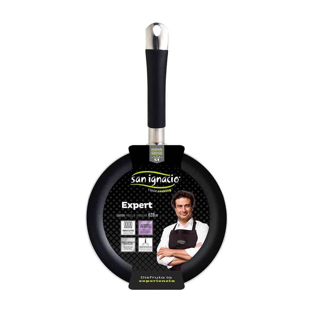 SARTÉN DE ALUMINIO PRENSADO INDUCCIÓN EXPERT Ø28 cm - Imagen 2