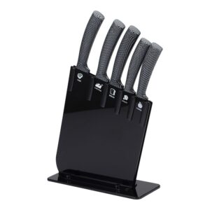 CUCHILLOS DE ACERO INOXIDABLE, JARAMA GT BLACK, SET 6 PIEZAS