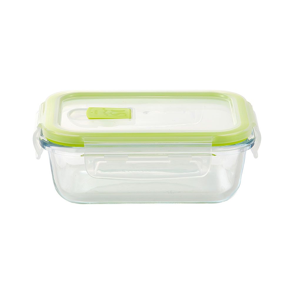 FIAMBRERA HERMÉTICA RECTANGULAR BOROSILICATO EXPERT 370 ml - Imagen 2