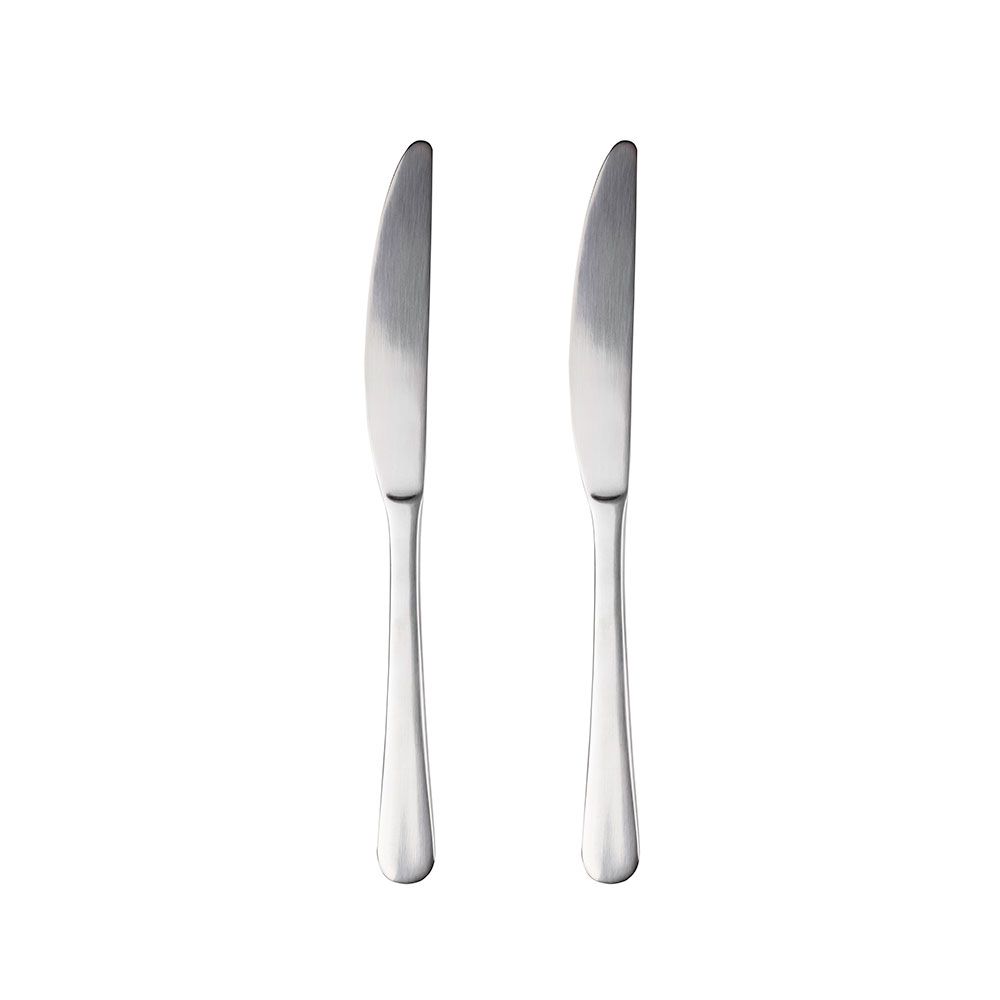 CUCHILLO DE ACERO INOXIDABLE RECICLADO BRILLO NATUR, BLISTER 2 uds