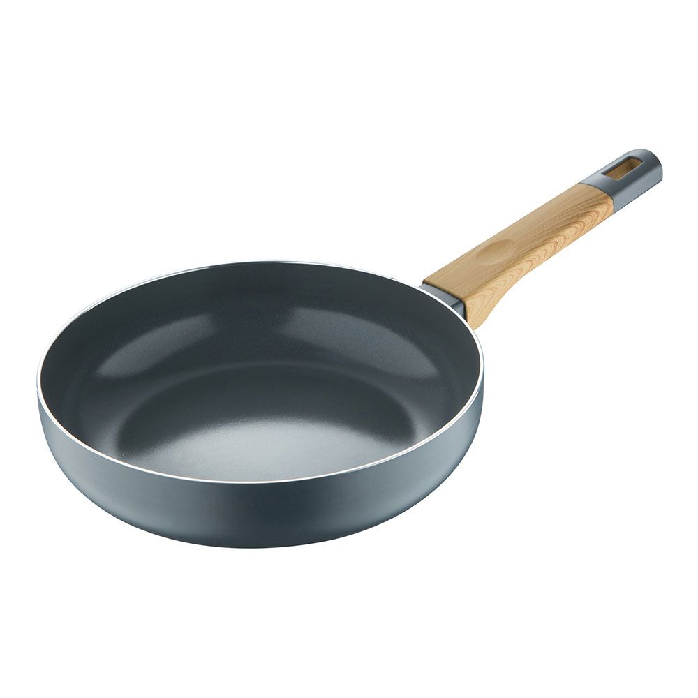SARTÉN DE ALUMINIO PRENSADO INDUCCIÓN EARTH GREY Ø24 cm