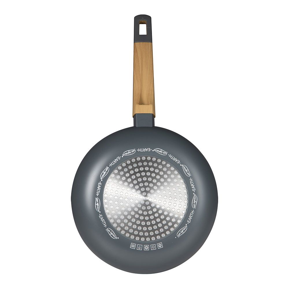 SARTÉN DE ALUMINIO PRENSADO INDUCCIÓN EARTH GREY Ø24 cm - Imagen 4