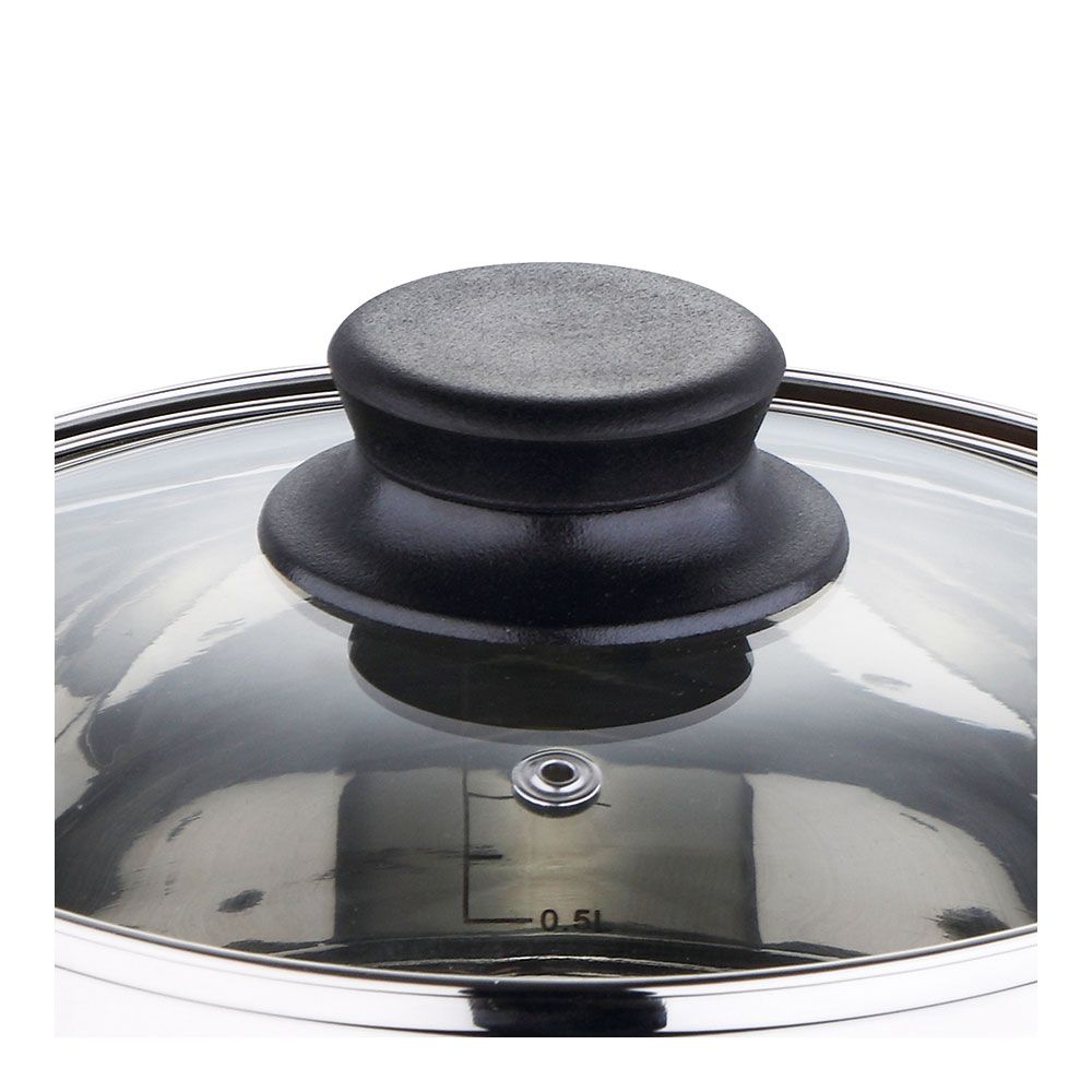 BATERIA 5 PIEZAS DE ACERO INOXIDABLE IND TOLEDO: CAZO Ø16 cm / CACEROLA CON TAPA Ø18 cm / CACEROLA CON TAPA Ø20 cm - Imagen 2
